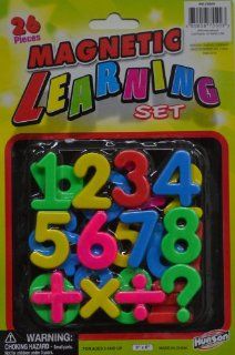 Number Magnets   Colorful Magnetic Learning Set 26 Pieces Toys & Games