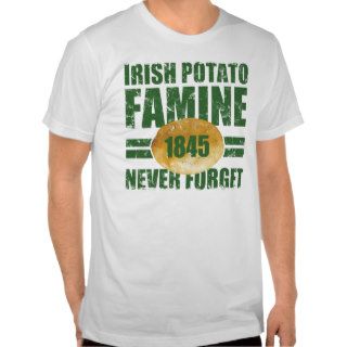 Irish Potato Famine T shirt