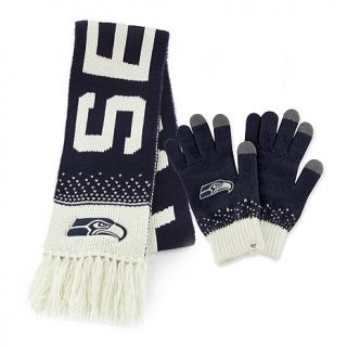 NFL Magic Mountain Scarf and Gloves Set   Seahawks