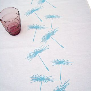 drifting dandelion seeds tea towel by whinberry & antler