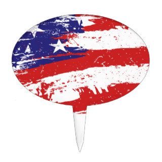 United States/American Star Flag, USA/US Cake Toppers