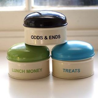 'odds and ends' tin by drift living