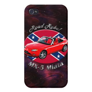 Mazda MX 5 Miata Red Nebula iPhone 4 Cover For iPhone 4