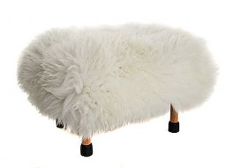 short leg baa footstool by lime lace