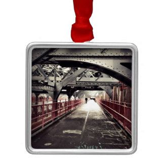 New York City Architecture   Williamsburg Bridge Christmas Tree Ornaments