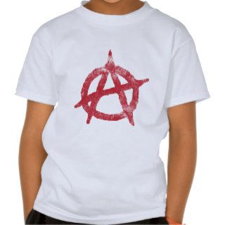 'circle a' anarchy symbol tee shirt