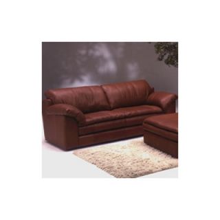 Omnia Furniture Canyon Conversation Leather Sofa