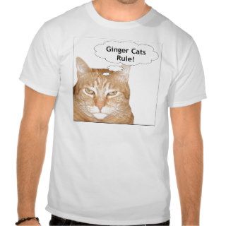 Ginger Cats Rule Tshirt