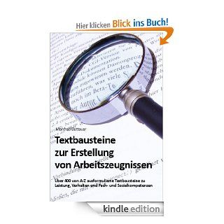 Textbausteine fr Arbeitszeugnisse eBook Manfred Bettauer Kindle Shop