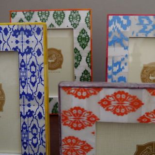 ikat picture frame by deservedly so