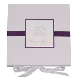 personalised noelle wedding memory box by dreams to reality design ltd
