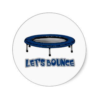 Lets Bounce Trampoline Stickers