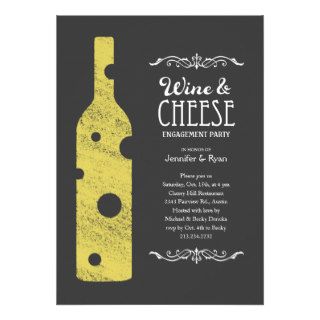 Cheese and Wine Invitation   Alternate wording