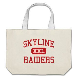 Skyline   Raiders   High School   Dallas Texas Canvas Bags