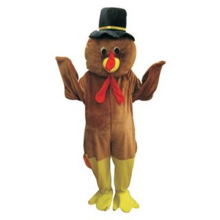 Adult Thanksgiving Turkey Mascot Costume   One S