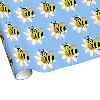 Honey Bee Gift Wrapping Paper