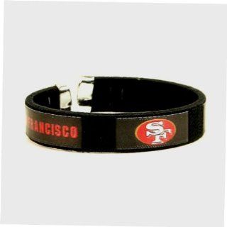 San Francisco 49ers Logo Fan Band Wristband Bracelet NFL Licensed 