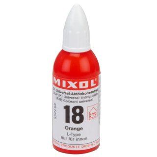 Mixol Universal Tints, Orange, #18, 20 ml   Household Paints And Stains  