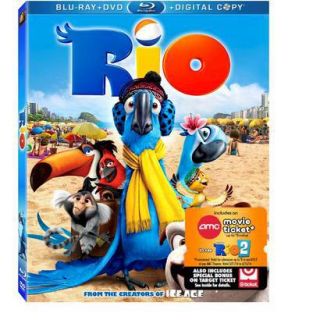 Rio (3 Discs) (Includes Digital Copy) (Blu ray/D