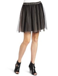 Weston Wear Women's April Layered Tulle Skirt, Black, Medium