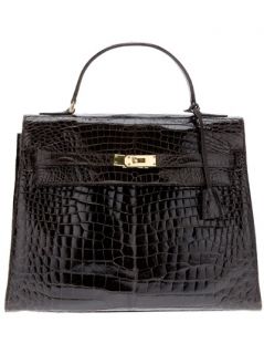 Katheleys Vintage Crocodile Leather Tote   Katheleys