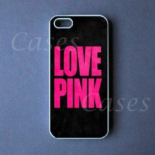 Iphone 5 Cover Love Pink Fashion Case, Cute Best Designer Customized Rubber C Cell Phones & Accessories