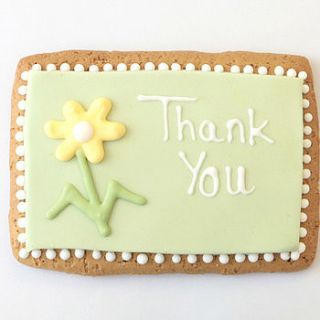 thank you cookie gram by message muffins