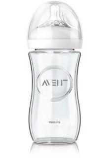 Philips Avent SCF673/17 Naturnah Flasche   aus Glas, 240 ml PHILIPS AVENT Baby