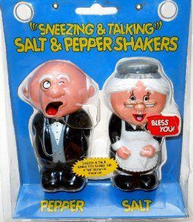 Sneezing & Talking Salt & Pepper Shakers Kitchen & Dining