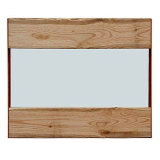 oak and iron wall mirror by oak & iron furniture