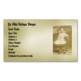 Antiques   business card template