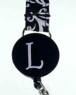 Initially Hers Monogrammed ID Badge Reels/Lanyards L Jewelry