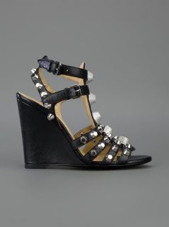 Balenciaga Studded Wedge Sandal