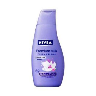 NIVEA Premium Body Milk 200g for Dry Skin (Japan Import) Health & Personal Care