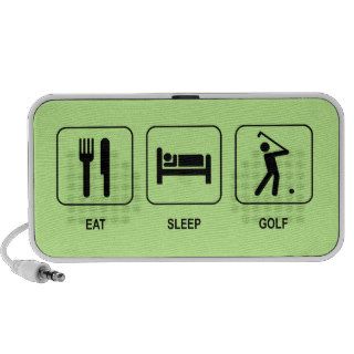 Eat Sleep Golf Doodle  Speaker