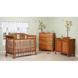 Thompson 4 in 1 Convertible Crib Set with Toddler Bed Conversion Kit