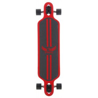 Dregs Paradox Longboard Skateboard Complete Black/Red