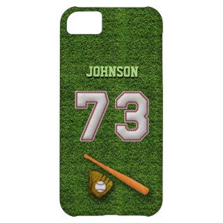 Player Number 73   Cool Baseball Stitches iPhone 5C Covers