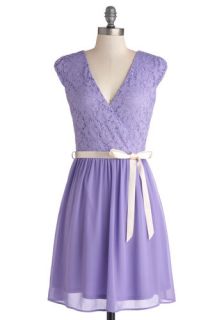 Champagne at Midnight Dress in Lavender  Mod Retro Vintage Dresses