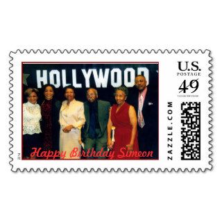Simeon's Birthday Postage Stamps