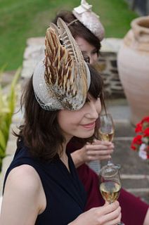 pheasant wing beret by holly young headwear