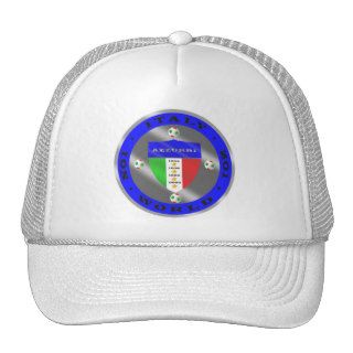 Luxury Italian Soccer world champions logo Mesh Hats