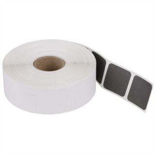 1 Square Pasters   1 Sq. Black Pasters, Per Roll