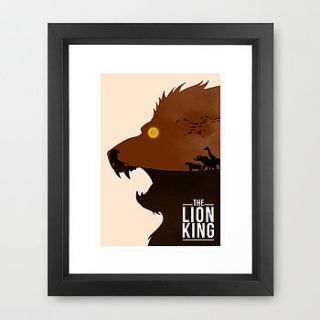 the lion king print by rowan stocks moore design