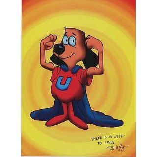 Underdog There Is No Need To Fear Signed Retro Style Fun Tribute Print 8.5x11 Entertainment Collectibles