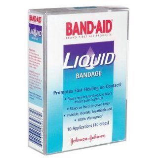 BAND AID Liquid Adhesive Bandage, 10 Applications per Box Health & Personal Care