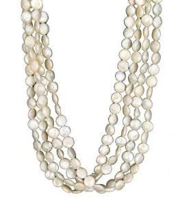 4 Strand Pearl Necklace Jewelry
