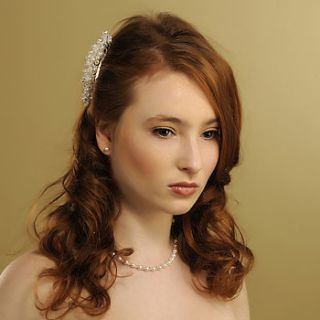 handmade rosa wedding hair comb by rosie willett designs