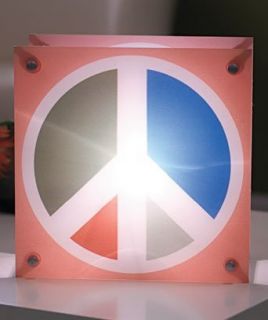 Novelty Peace Sign Lamp   Table Lamps  