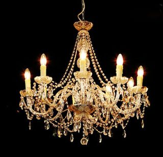 large crystal chandelier by made with love designs ltd